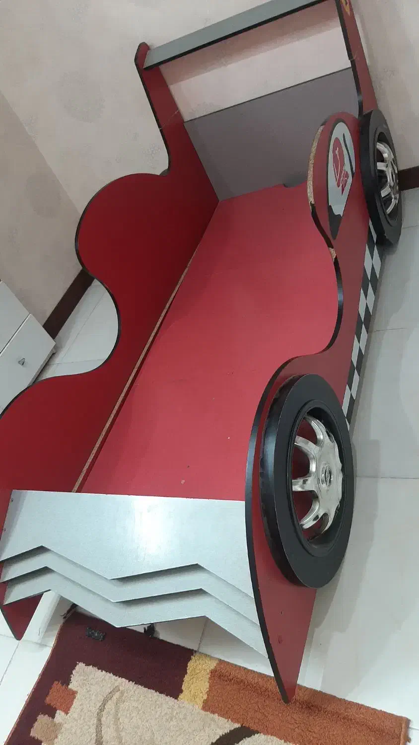 تخت و کمد ماشینی کودک و نوجوان|تخت و سرویس خواب|مشهد, ایثار|دیوار