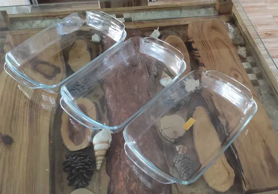 ظروف پیرکس لامینارک|ظروف پخت‌وپز|بندر انزلی, پیل علی باغ|دیوار