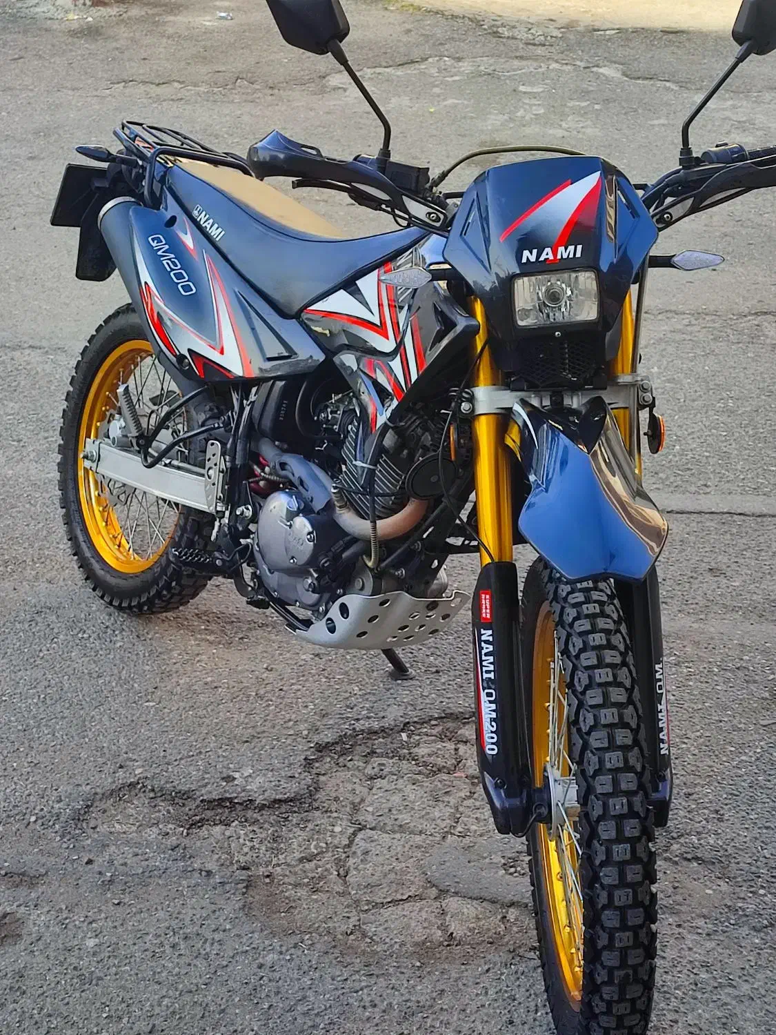 موتور تریل روان نامی qm200|موتورسیکلت|کلاچای, |دیوار