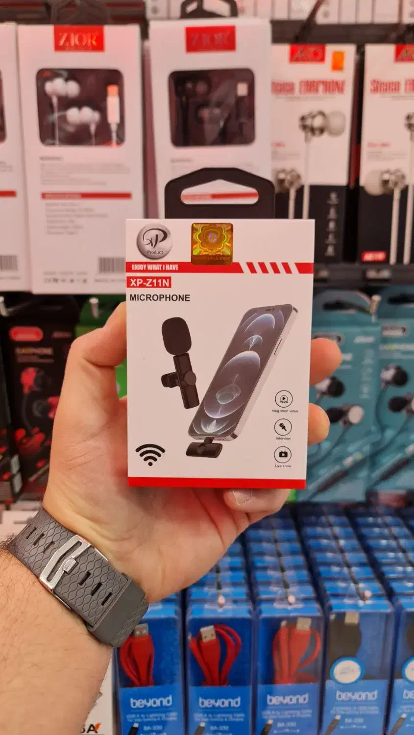 میکروفن یقه ایی تولید محتوا برند XP|لوازم جانبی موبایل و تبلت|سنندج, |دیوار