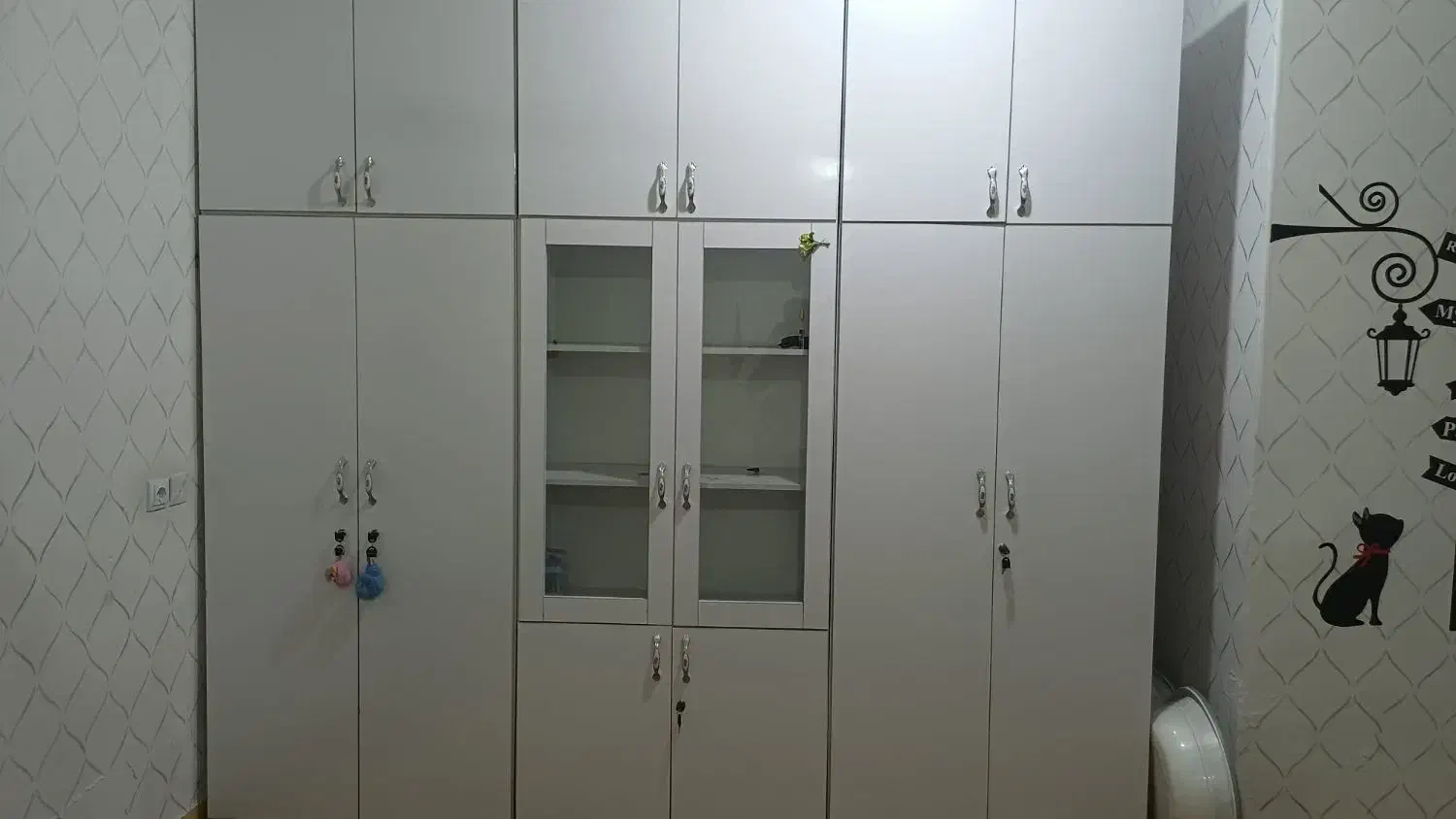 کمد دیواری متحرک  در حد نو|جاکفشی، کمد، دراور|شوش, |دیوار