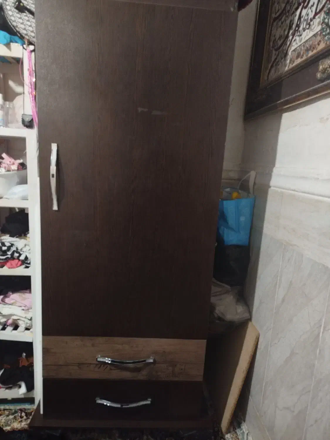 کمد تکی دو کشو|جاکفشی، کمد، دراور|اهواز, زیتون کارگری|دیوار