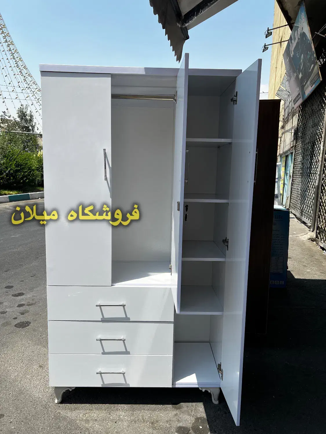کمد لباس سه درب دراور تک و عمده کشو|جاکفشی، کمد، دراور|تهران, جیحون|دیوار