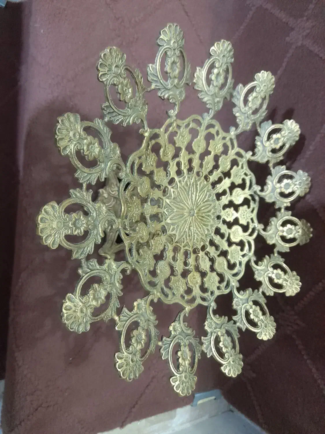 میوه خوری و شیرینی خوری برنزی|ظروف سرو و پذیرایی|قم, علی آباد سعدگان|دیوار