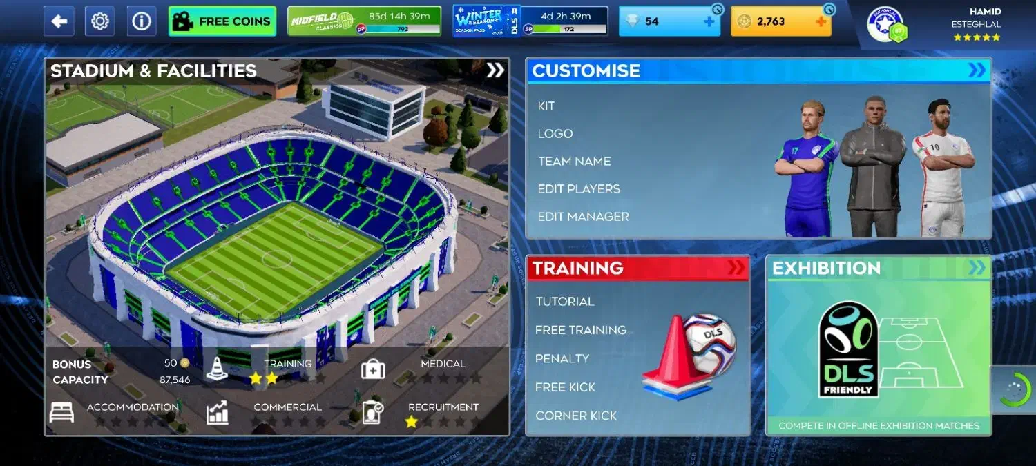 اکانت دریم لیگ قدیمی|کنسول، بازی ویدئویی و آنلاین|زنجان, |دیوار