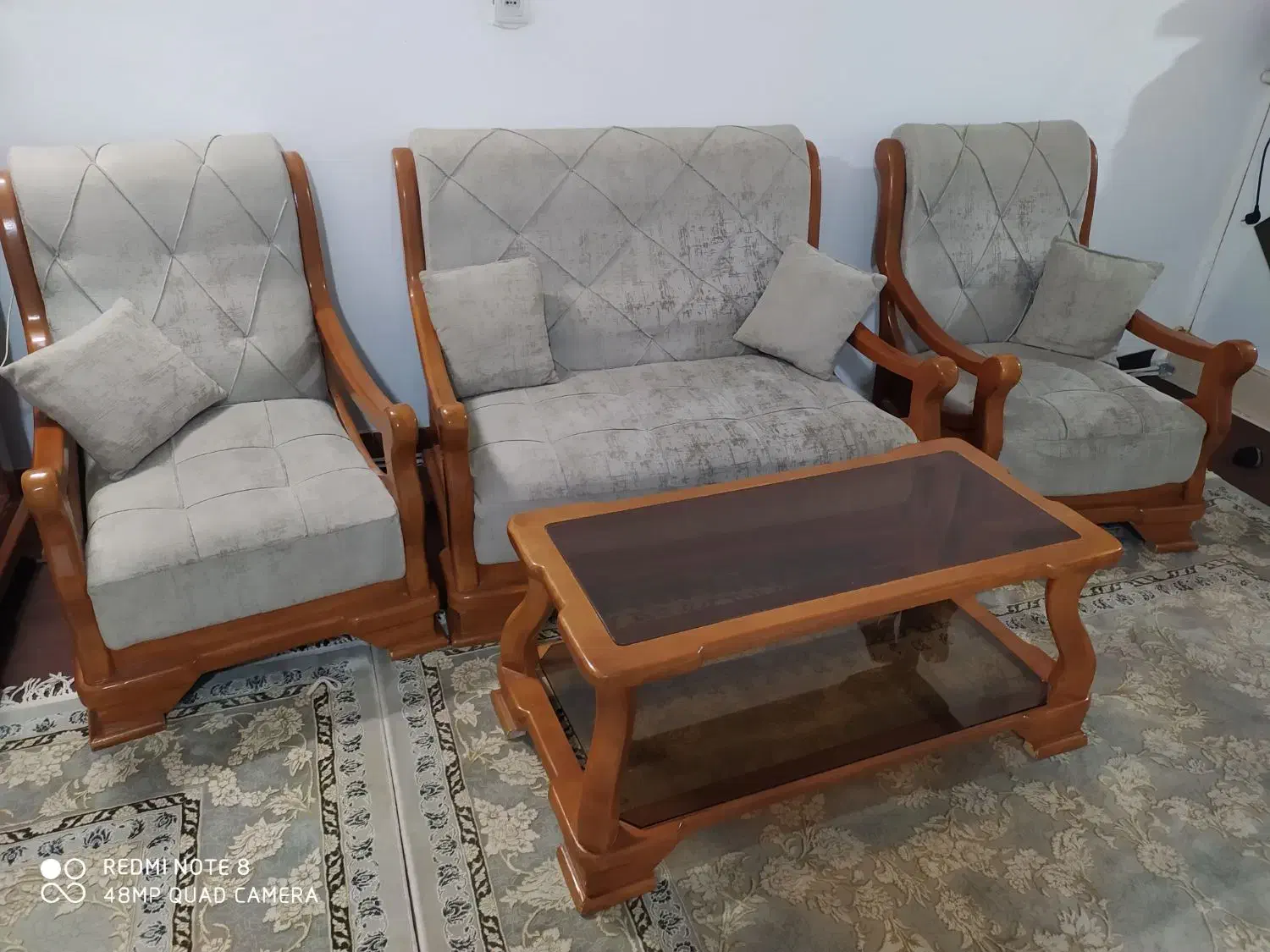 نیم ست مبل|مبلمان خانگی و میز عسلی|مشهد, مشکینی (شهرک غرب)|دیوار