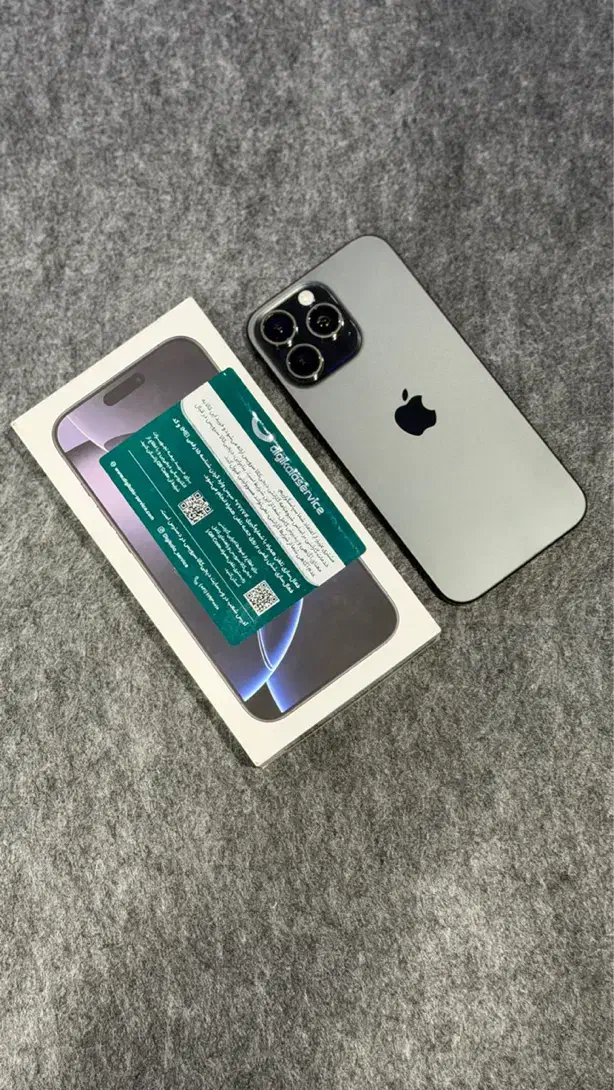 آیفون ۱۶پرومکس ۲۵۶ گیگ مشکی zaa|موبایل|تهران, جنت‌آباد جنوبی|دیوار