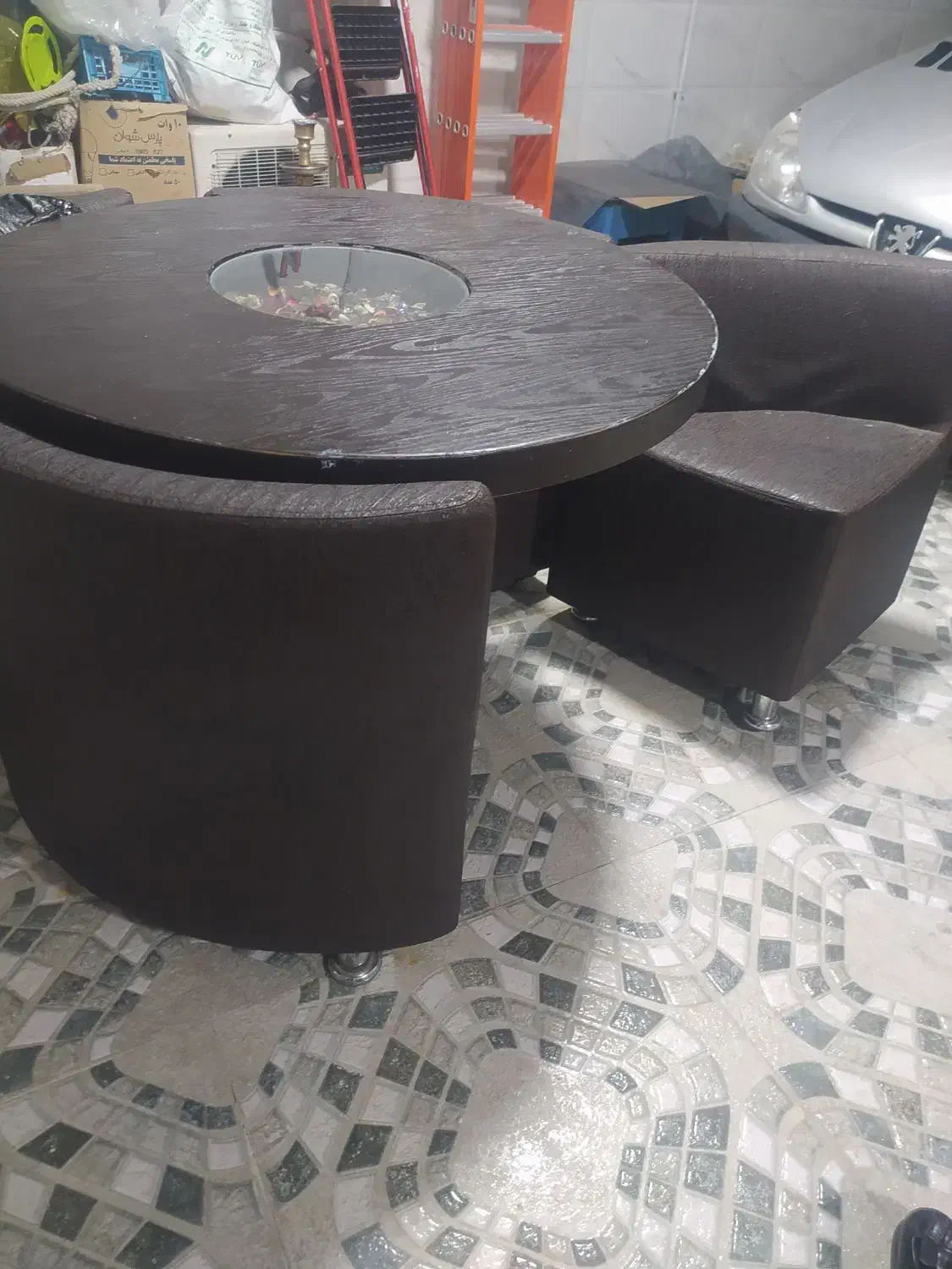 میز نهار خوری ۴نفره|میز و صندلی غذاخوری|گیلان غرب, |دیوار