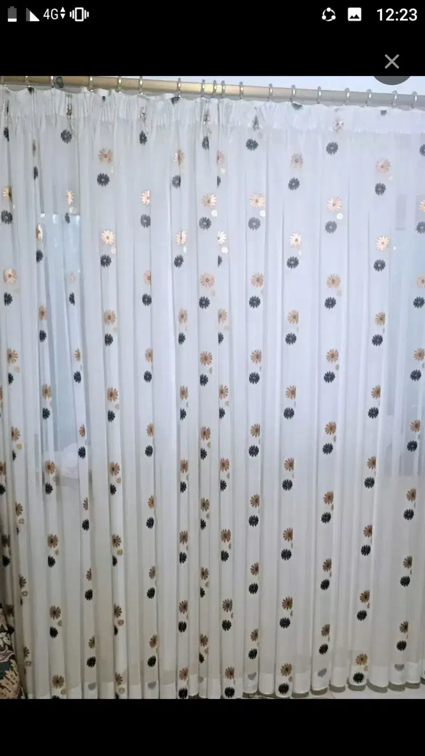 پرده ی زیباو کاملا سالم|پرده، رانر، رومیزی|قائمشهر, |دیوار