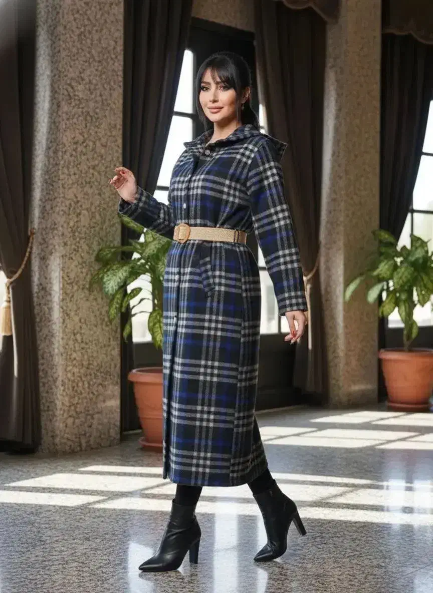 پالتو بلند پشمی کلاهدار|لباس|شاهرود, |دیوار