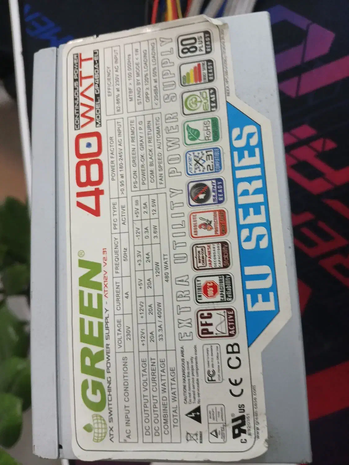 پاور ۴۸۰ گیرین|قطعات و لوازم جانبی رایانه|شهریار, شهرک وائین|دیوار