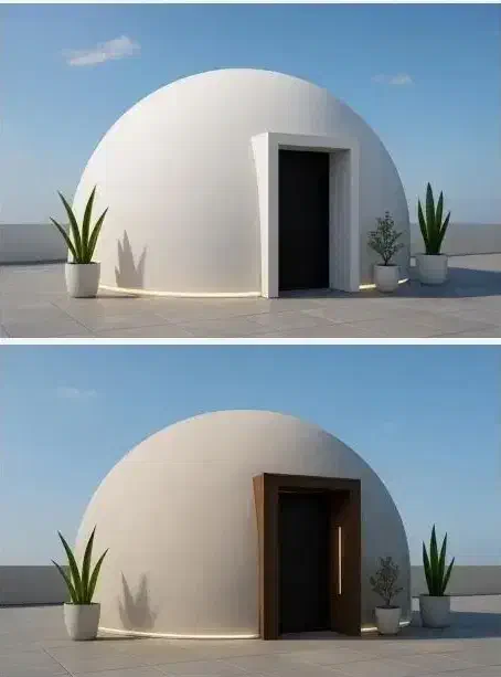 کلبه حبابی|مصالح و تجهیزات ساختمان|آستارا, |دیوار