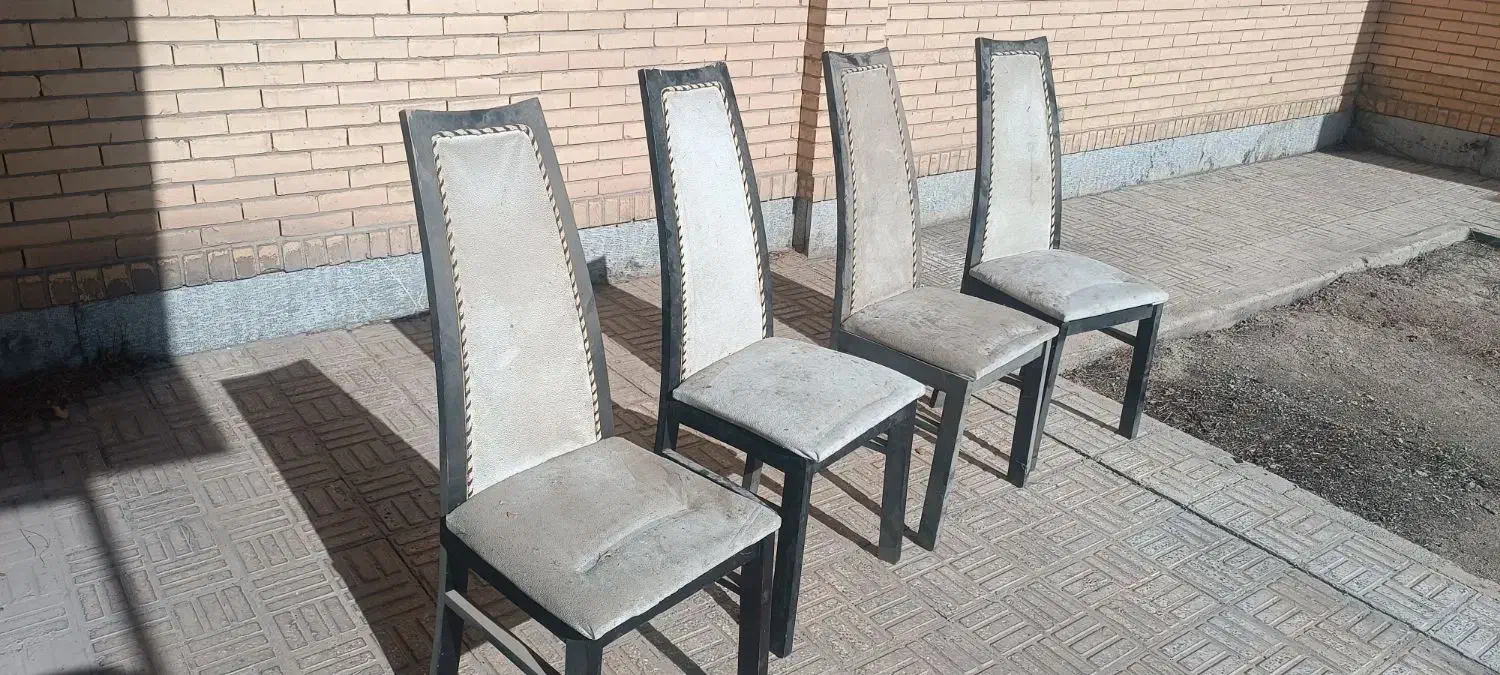 صندلی چوبی|میز و صندلی غذاخوری|مبارکه, |دیوار