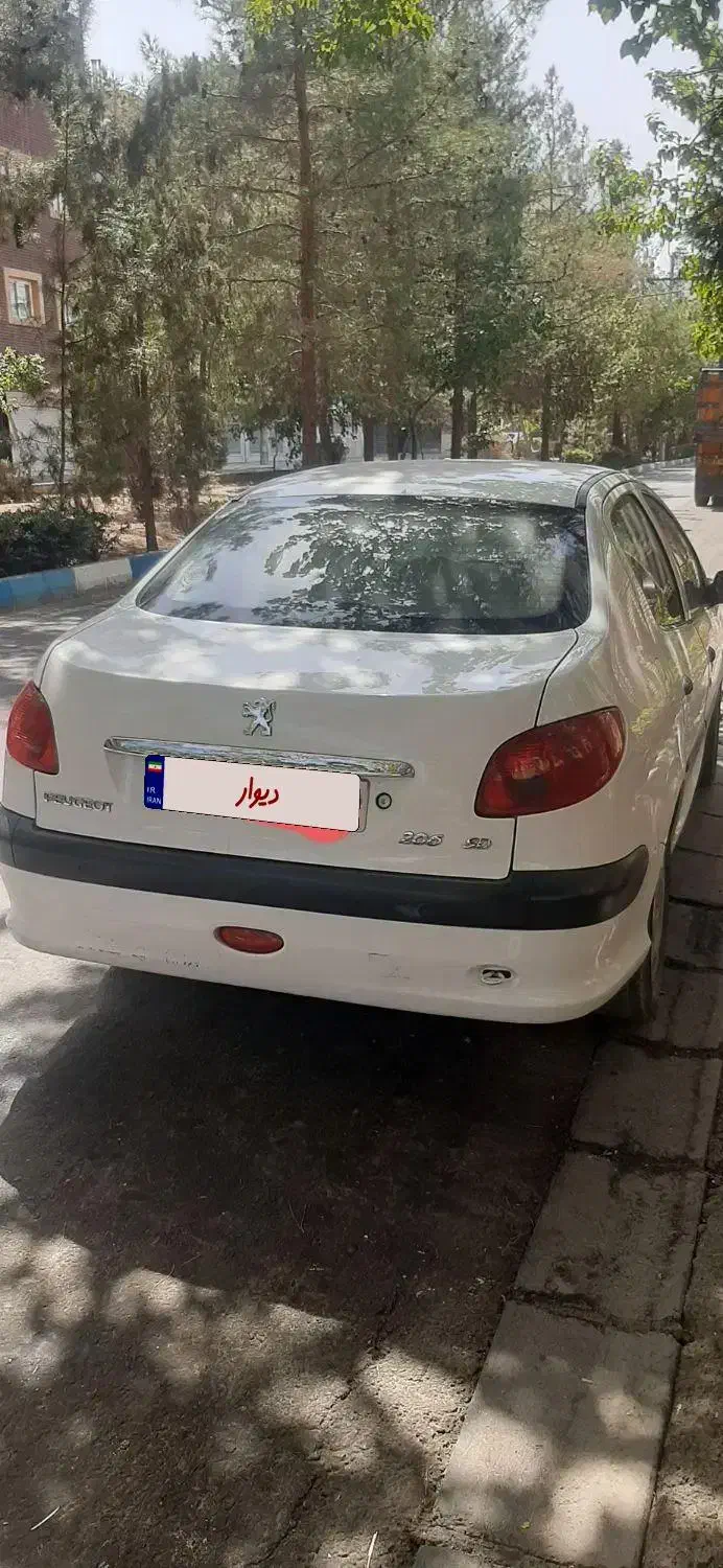 206 sd v8|خودرو سواری و وانت|خمینیشهر, |دیوار