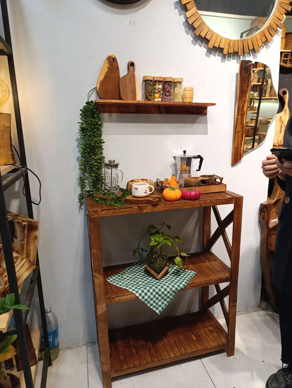 کافی بار چوبی|صنایع دستی و سایر لوازم تزئینی|قم, صفائیه|دیوار