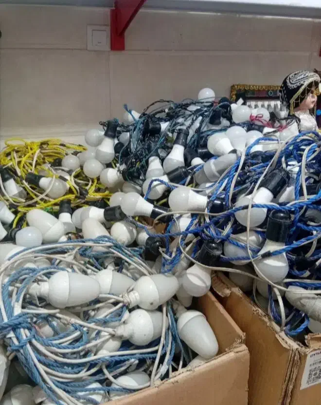 ریسه|ریسه و چراغ تزئینی|بروجرد, |دیوار