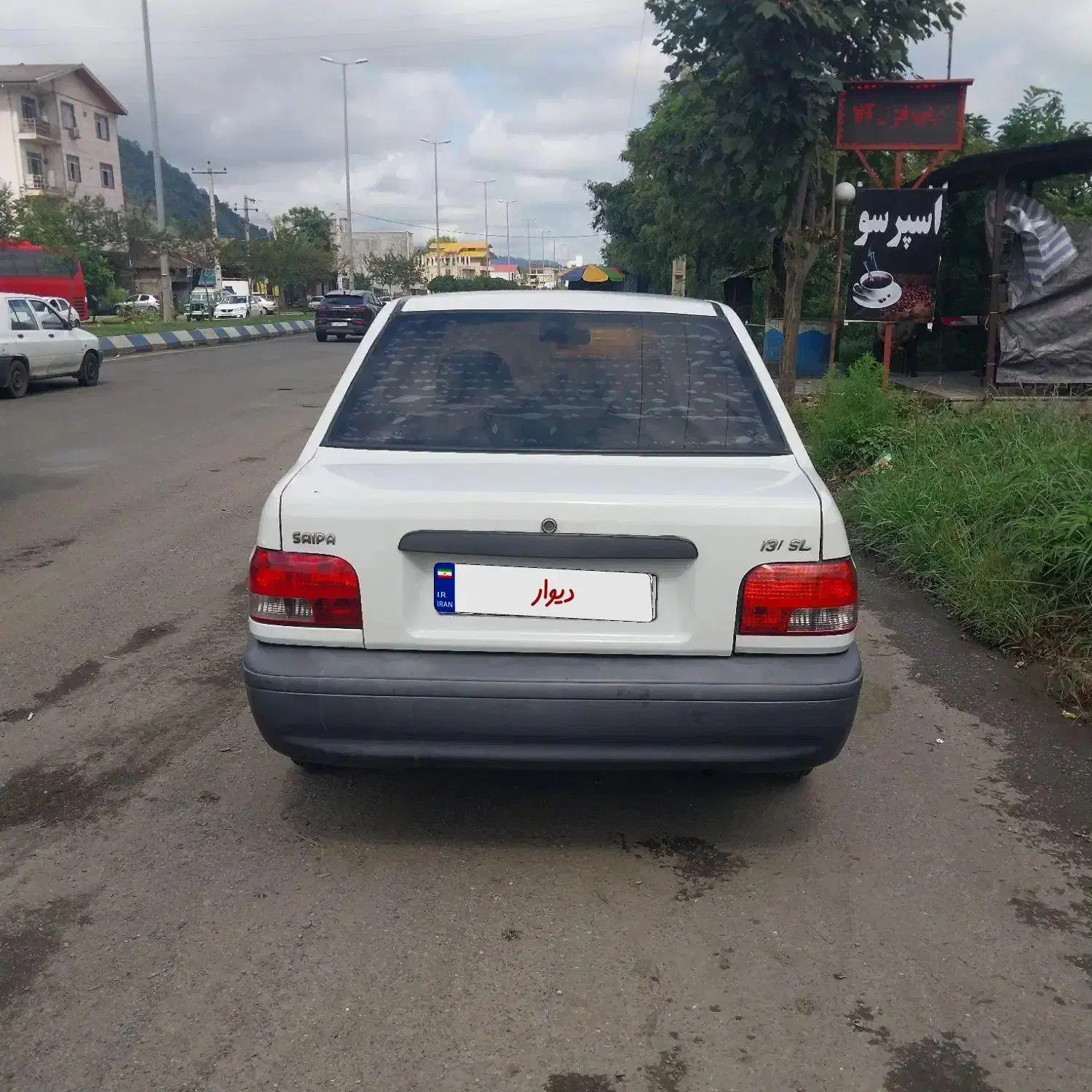 پراید سفید مدل ۹۱|خودرو سواری و وانت|رشت, کوی امام رضا|دیوار