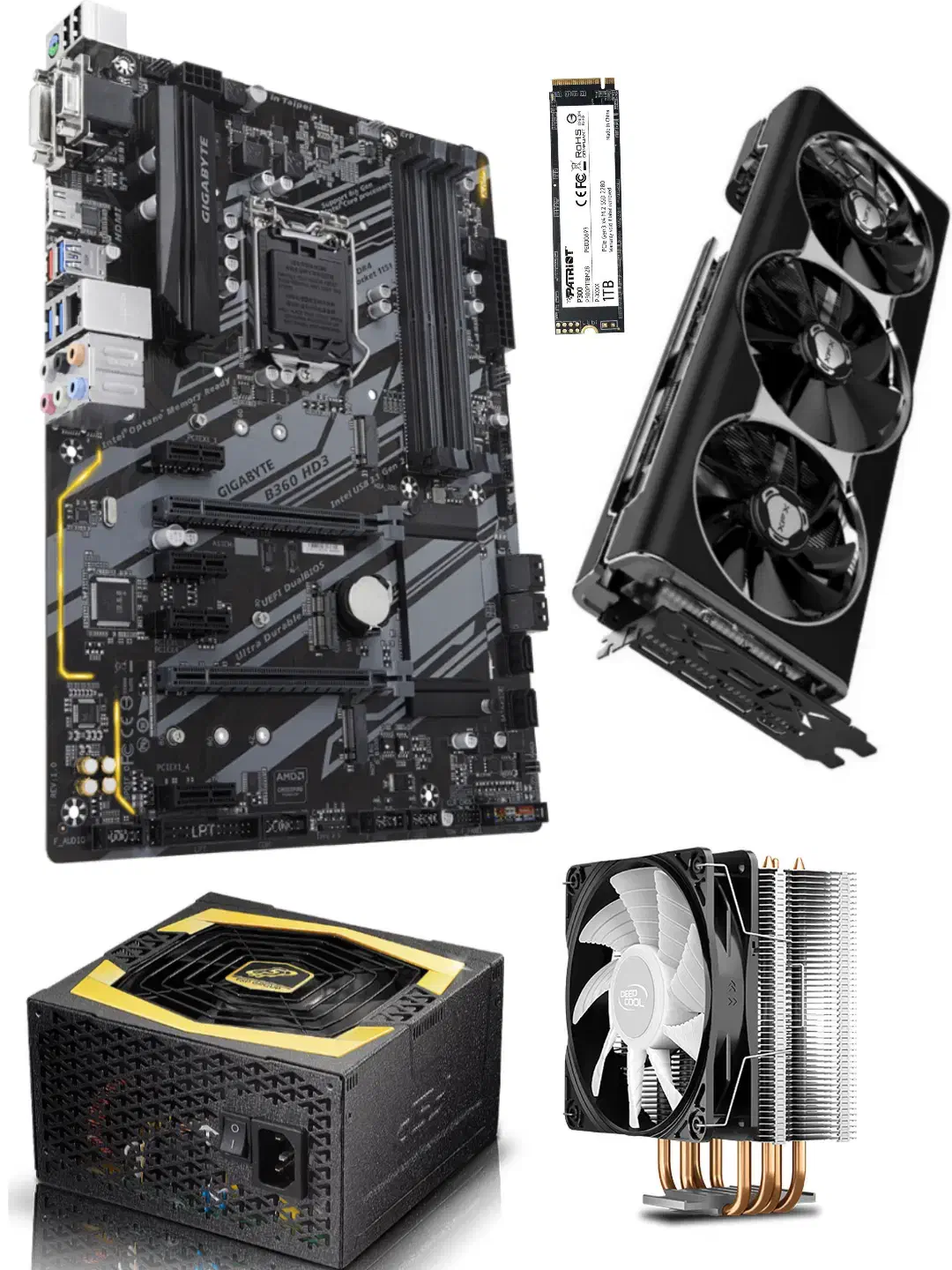 سیستم گیمینگ B360 - i5  مانیتور24 G-Plus  (کد852)|رایانه رومیزی|تبریز, |دیوار