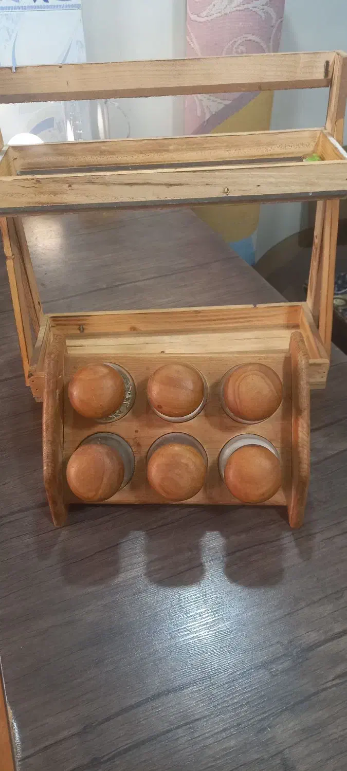 پاسماوری و استندچوبی|آبچکان و نظمدهنده ظروف|ری, سیزده آبان|دیوار