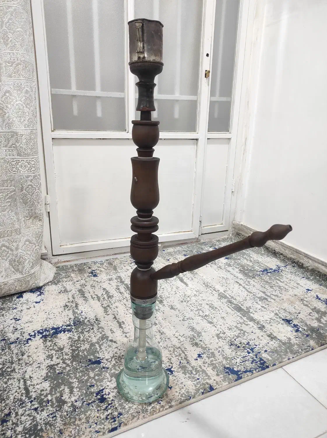 قلیون چوب سرخ گلدانی|کلکسیون و سرگرمی|پاکدشت, پاکدشت (مامازند)|دیوار