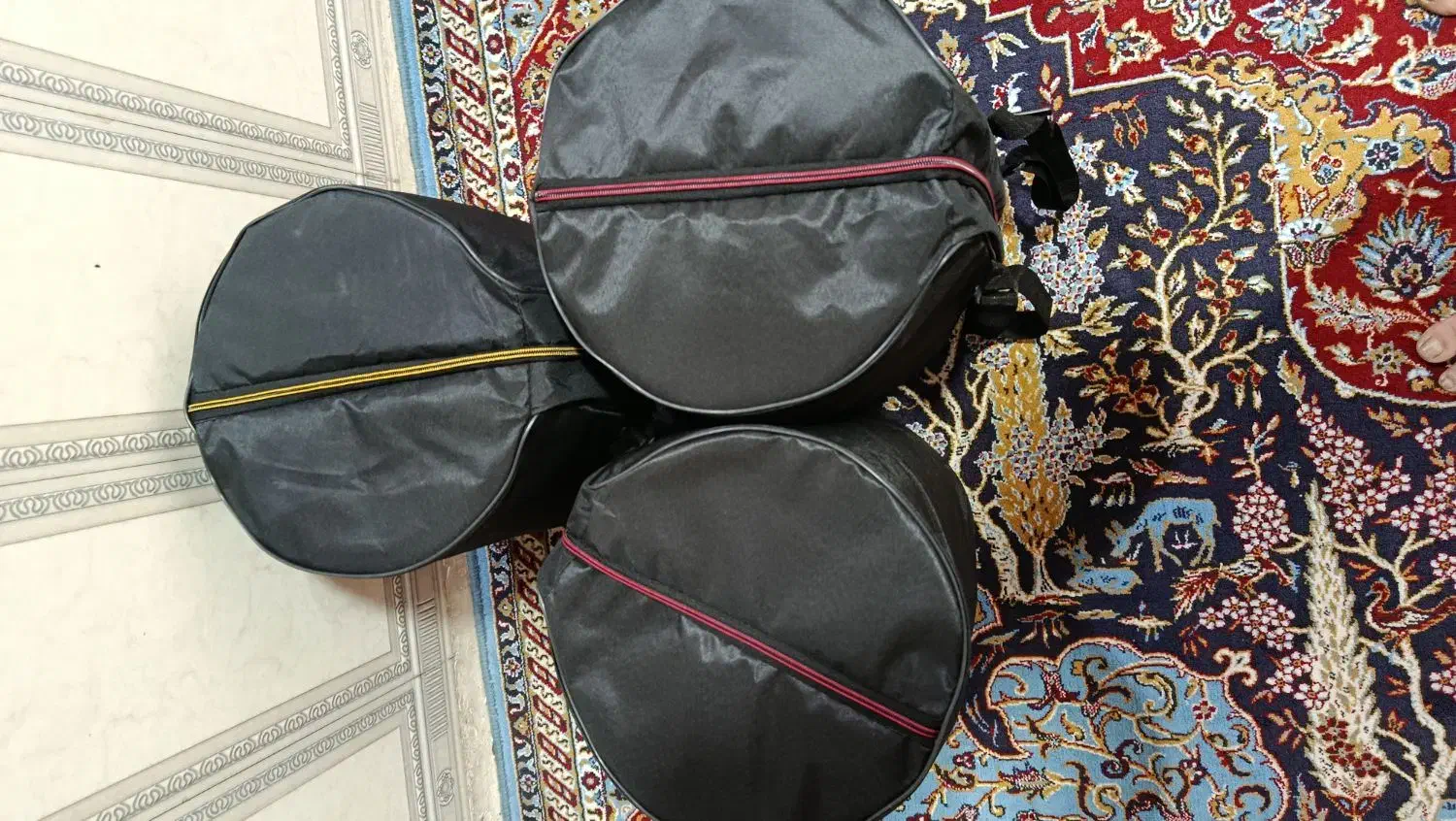 کاور تنبک برزنتی  ابر دار|سازهای سنتی|خرم‌آباد, |دیوار