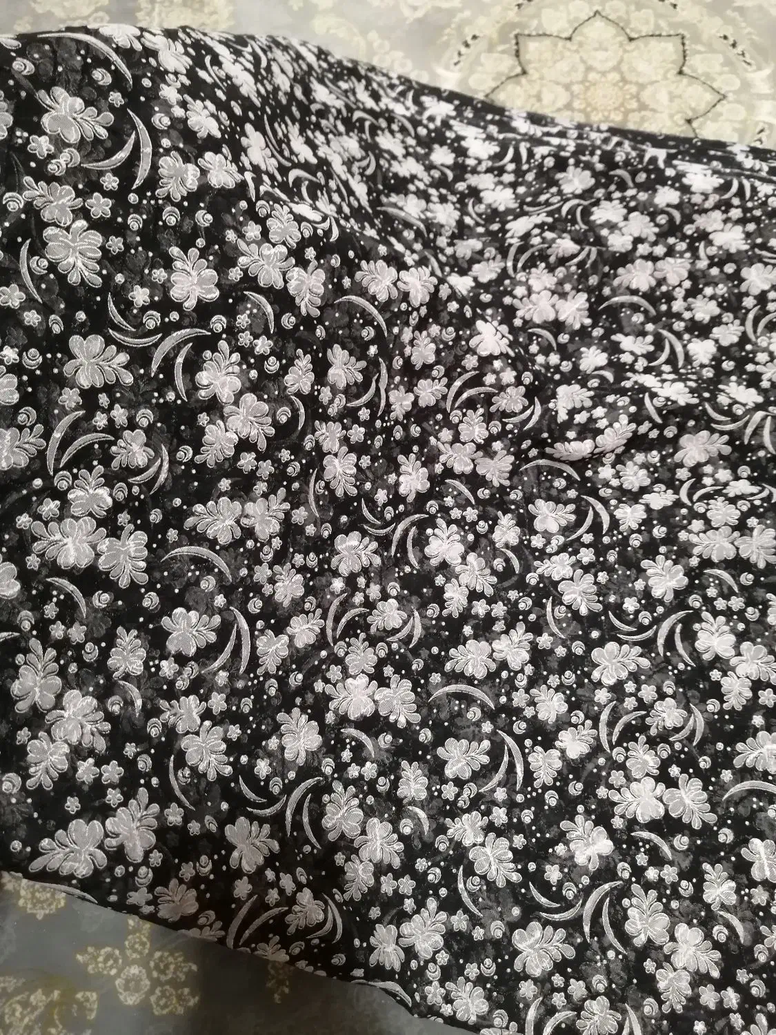 دو قواره پارچه چادر رنگی نبریده|لباس|احمدآبادمستوفی, |دیوار