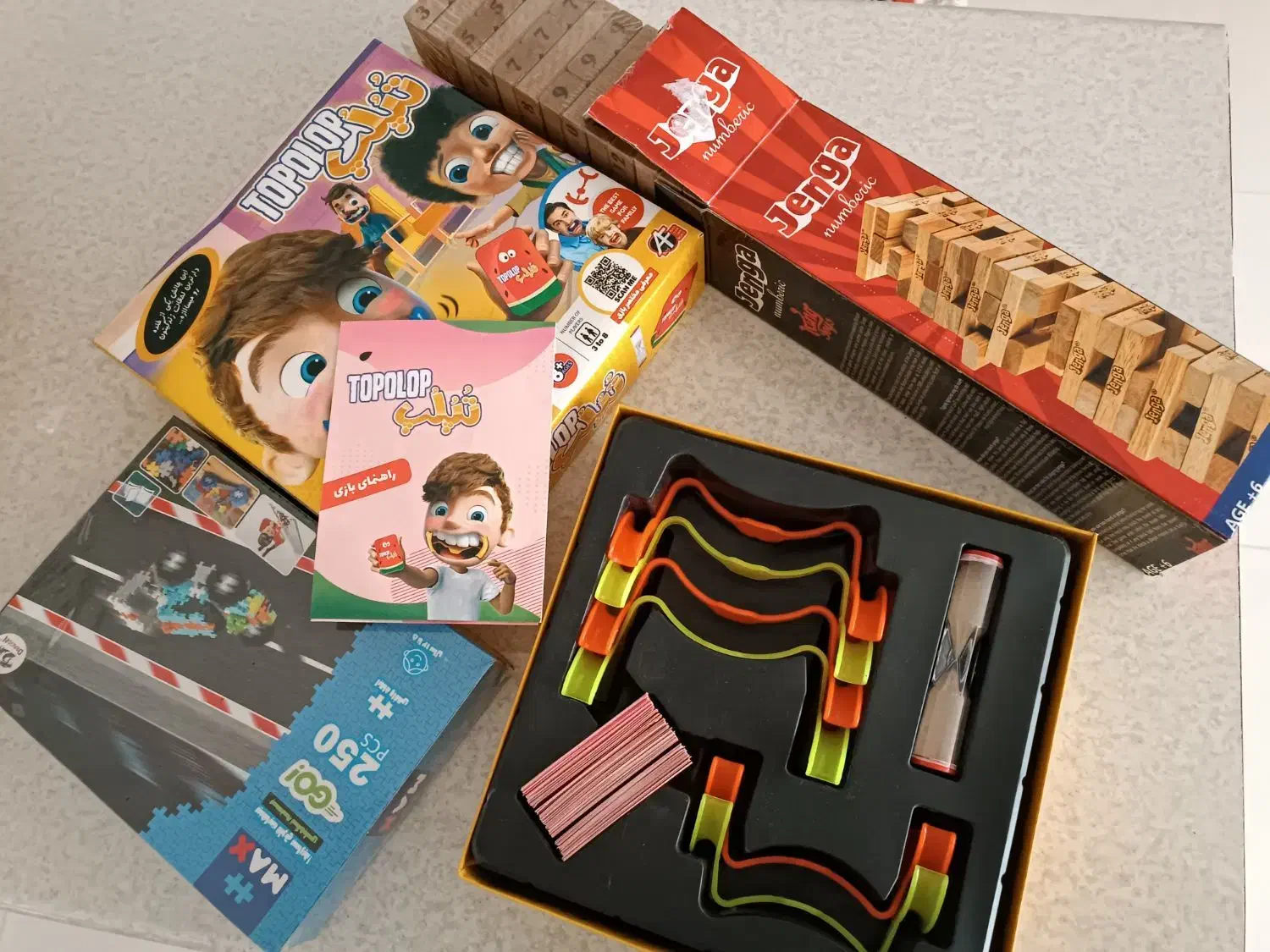 بازی فکری نو نو برج هیجان تپلوپ|اسباببازی|مشهد, امیریه|دیوار