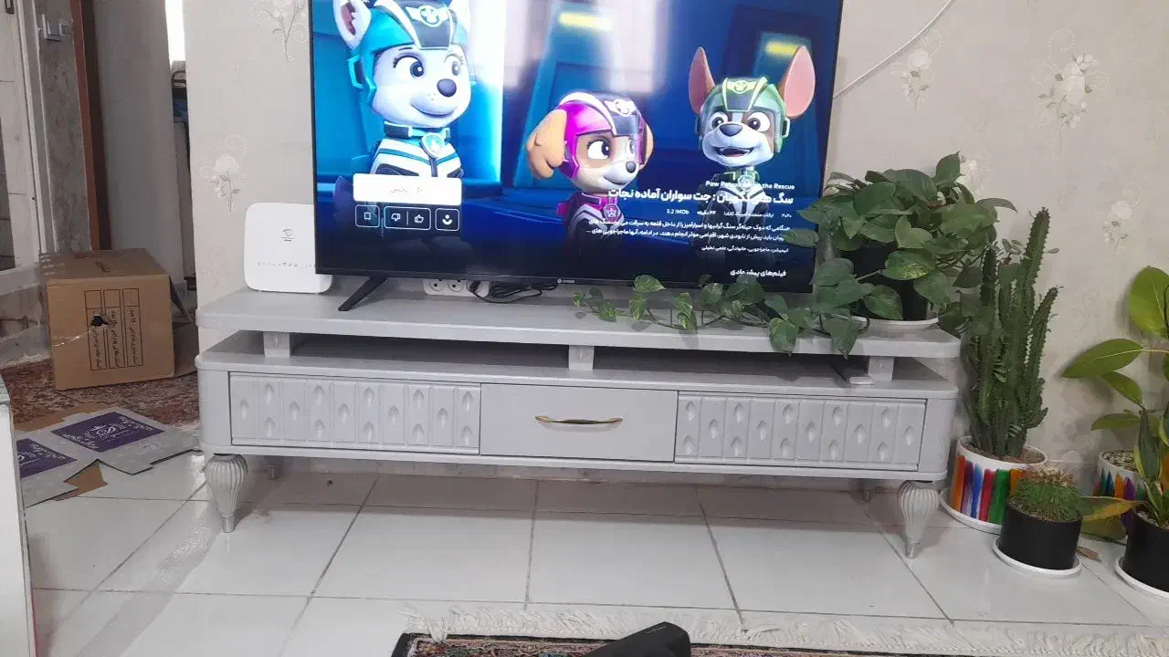 فروش میز تلویزیون واینه کنسول|بوفه، ویترین، کنسول|زرند, |دیوار