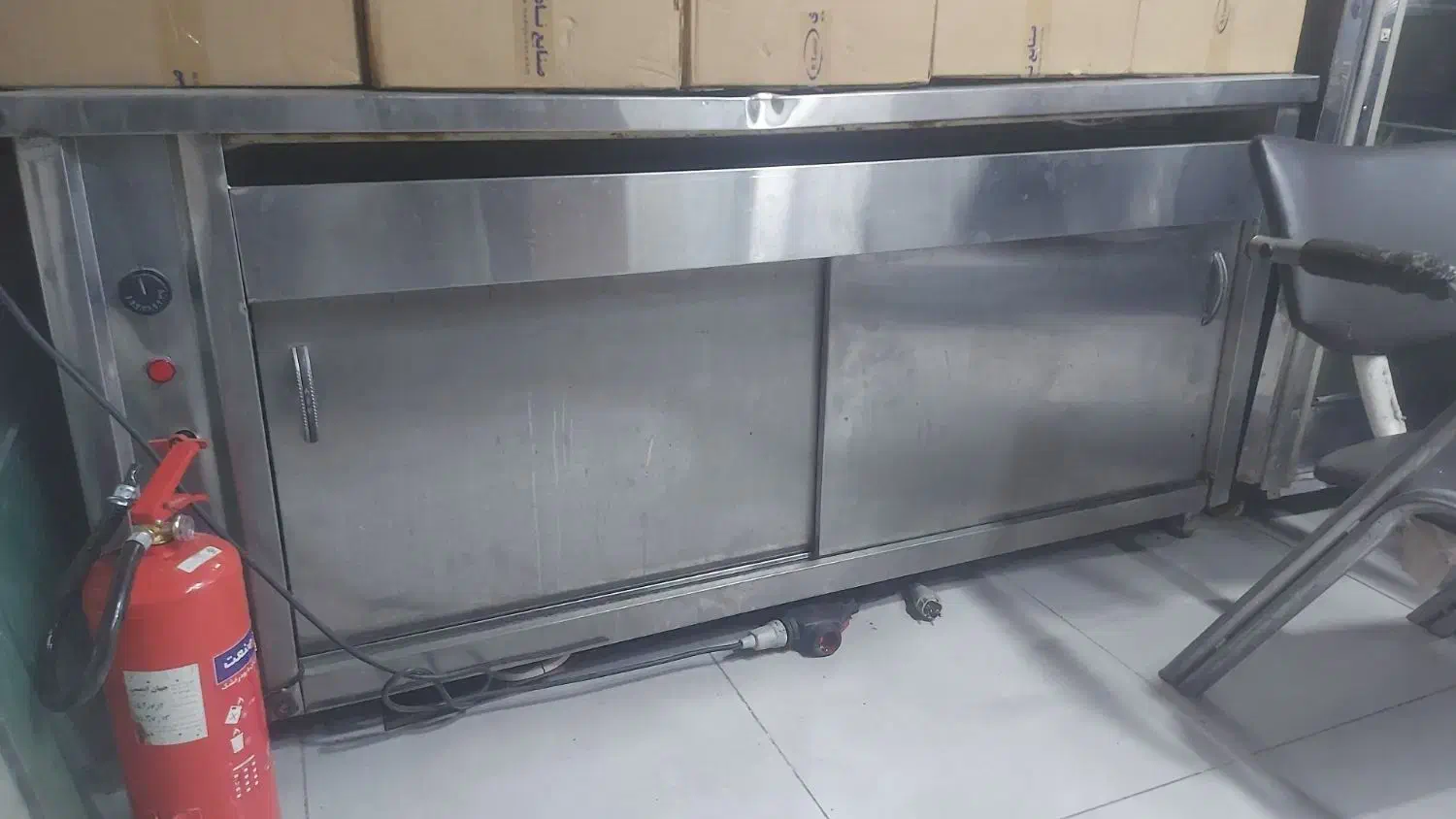 آبگرمکن و سبد فروشگاهی و یخچال مغازه ای|آبگرمکن، پکیج، شوفاژ|کرج, چمران|دیوار