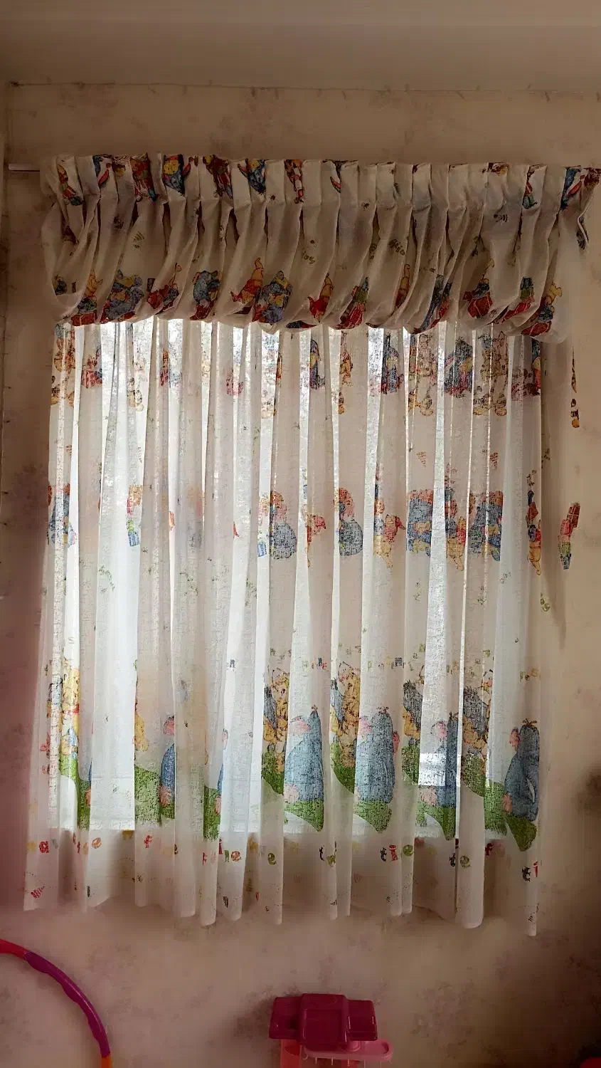 ۲عددپرده عروسکی|پرده، رانر، رومیزی|فومن, |دیوار