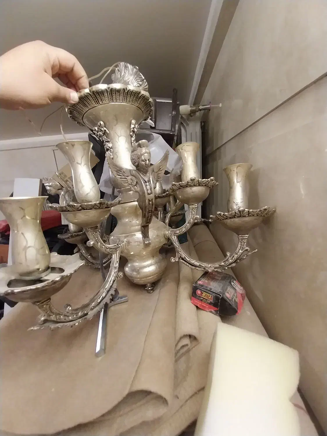 لوستر|لوستر و چراغ آویز|تبریز, |دیوار