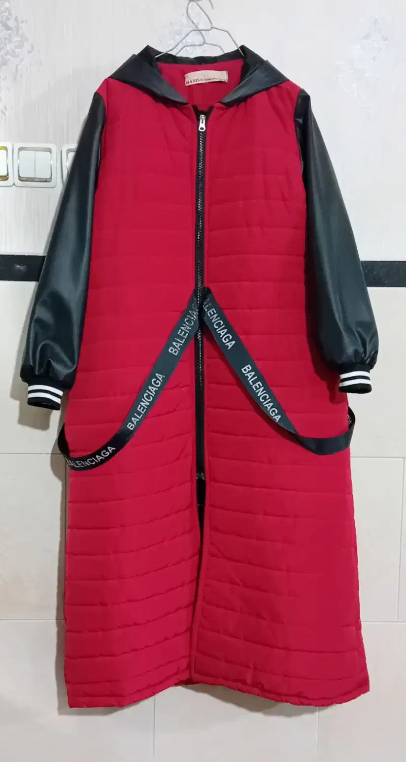 کاپشن آستین چرم.کلاه چرم.داخل کار پشم شیشه بوده|لباس|الوند, |دیوار