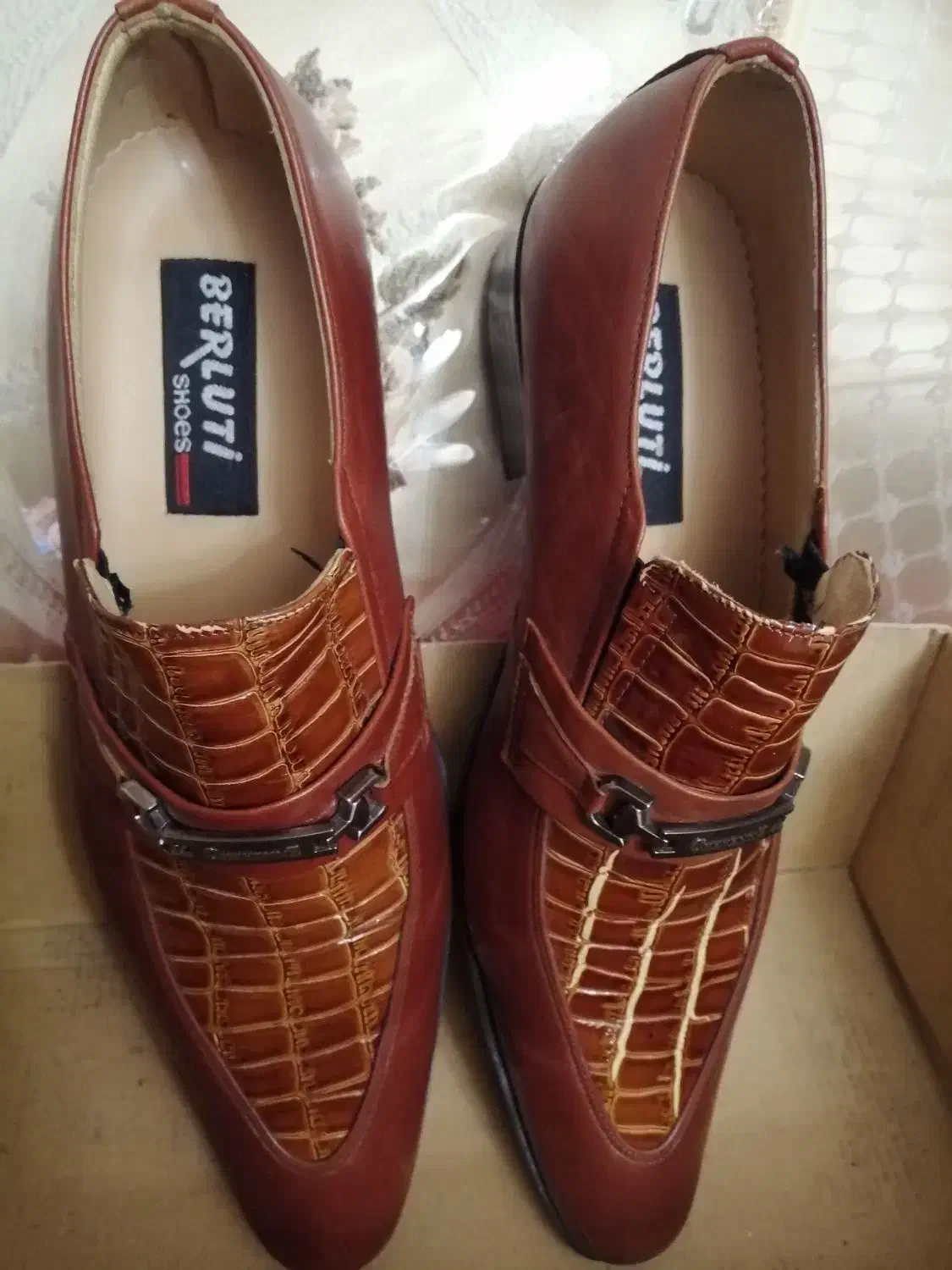 کفش مجلسی چرم طبیعی مردانه نو سایز 41|کیف، کفش، کمربند|تهران, حافظیه|دیوار