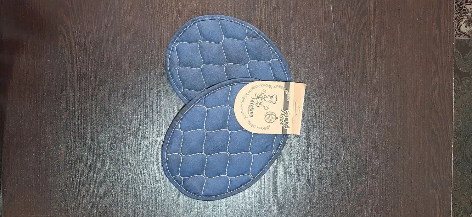 دستگیره نسوز بیضی کلاسیک ، سورمه ای فروشگاه بوتیا|سفره، حوله، دستمال آشپزخانه|کرمان, |دیوار