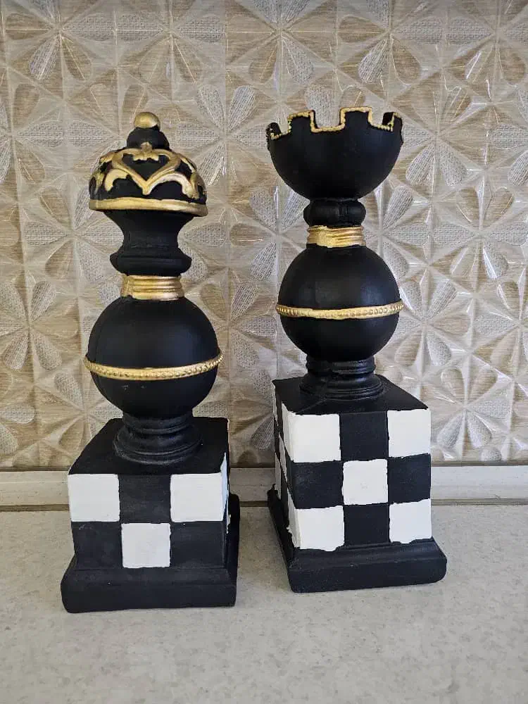 ۶ عدد دکوری مدل شطرنج|مجسمه، تندیس، ماکت|زاهدان, |دیوار