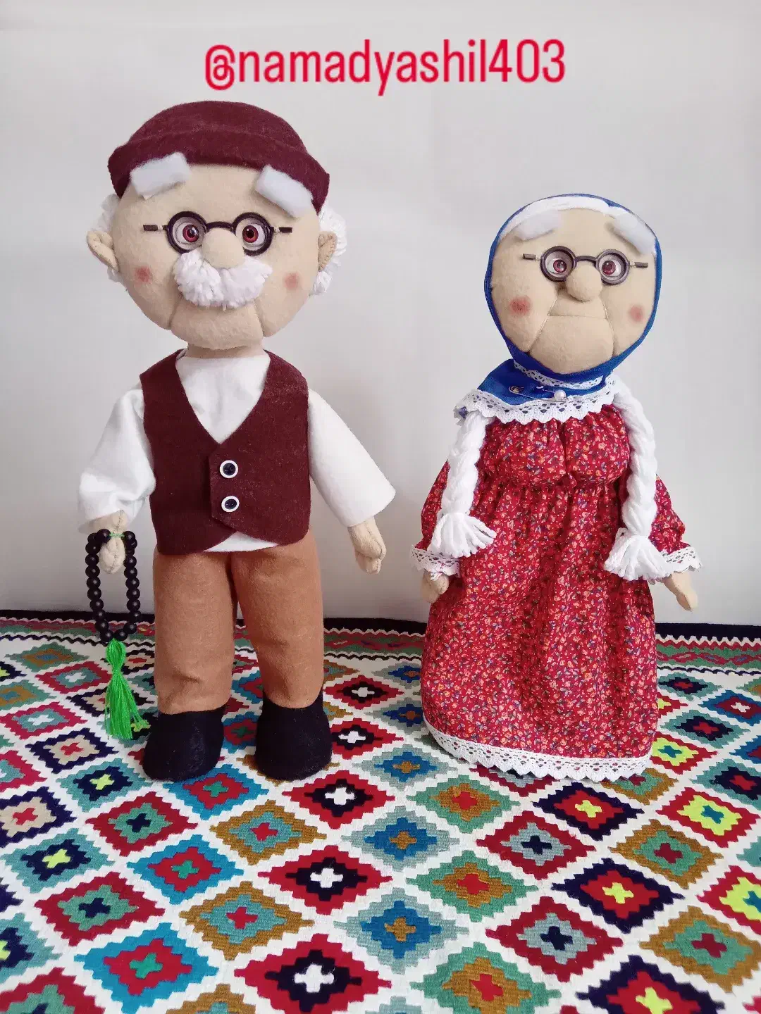 عروسک مناسبتی ننه جون و آقاجون|اسباب‌‌بازی|شاهین دژ, |دیوار