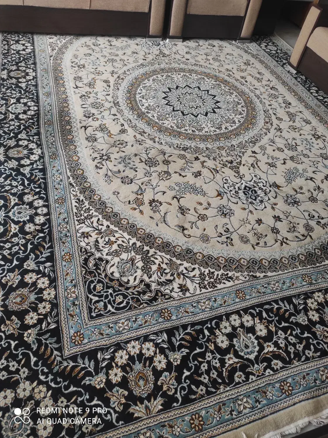 قالی ماشینی|فرش|لنجان, |دیوار