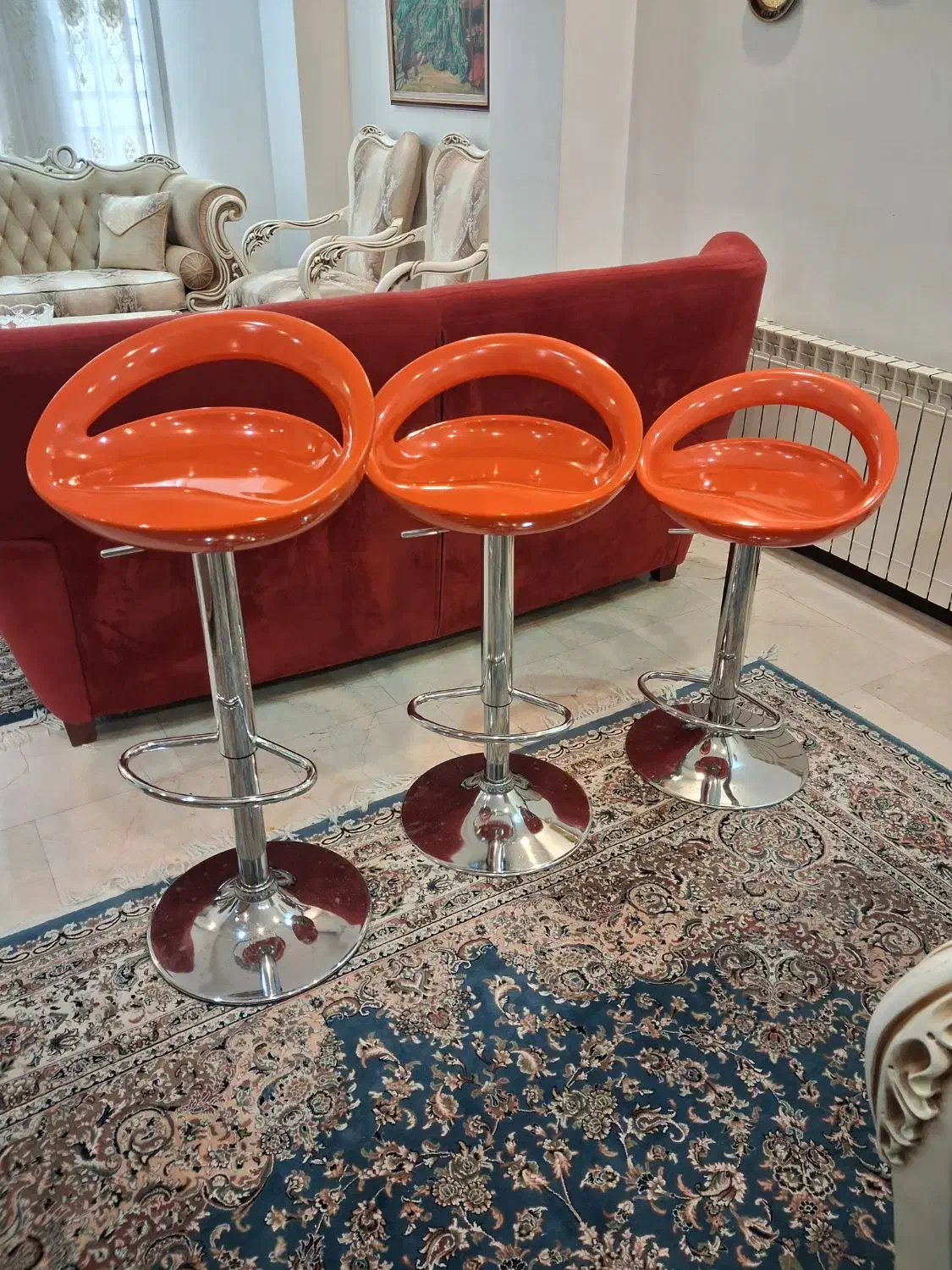 صندلی کانتر جکدار ترک|میز و صندلی غذاخوری|تهران, سازمان برنامه شمالی|دیوار