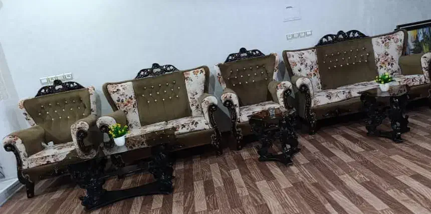 مبل سلطنتی ۷ نفره|مبلمان خانگی و میز عسلی|اندیمشک, |دیوار