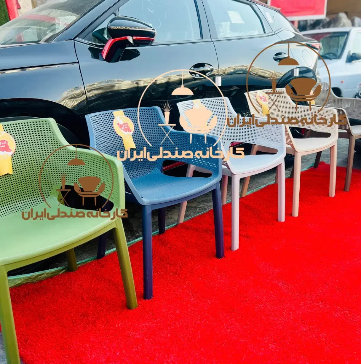 صندلی پلاستیکی  باغی کافه طرح یوسف|میز و صندلی غذاخوری|تهران, میدان ولیعصر|دیوار