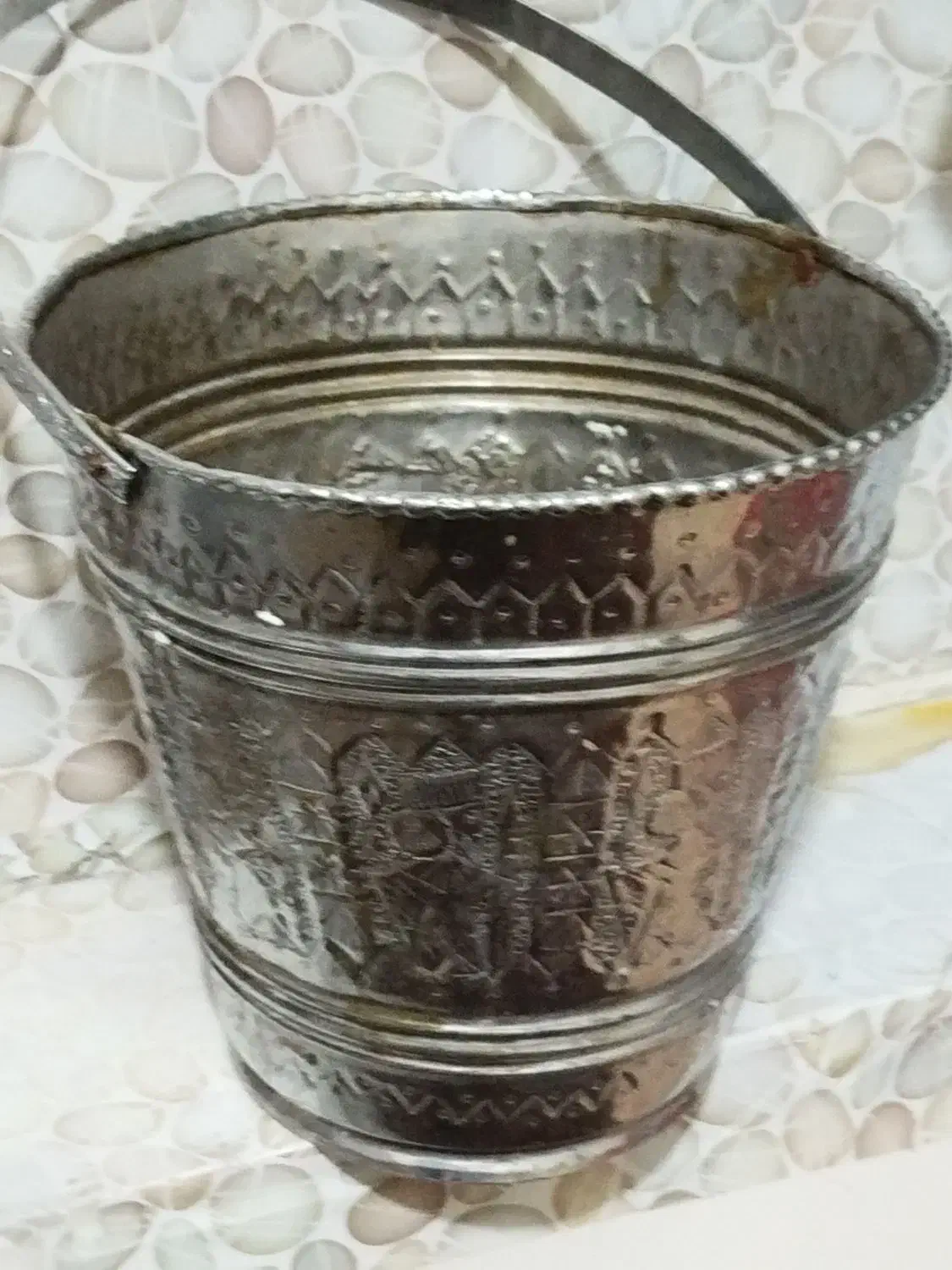 سطل قدیمی|کلکسیون اشیاء عتیقه|خرم‌آباد, |دیوار