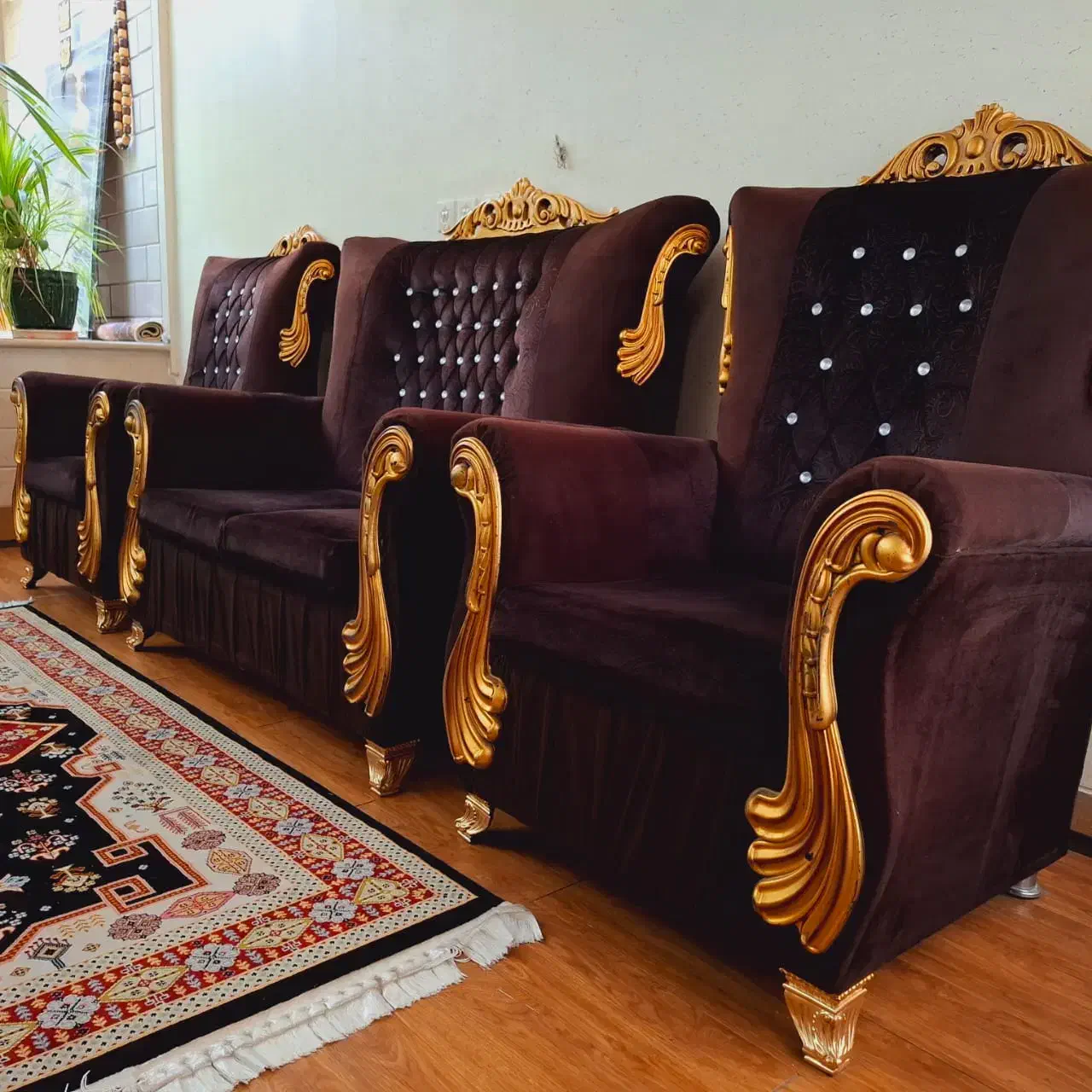 فروش مبلمان ویخچال استوک در حد نو|مبلمان خانگی و میز عسلی|شیراز, شیشه‌گری|دیوار