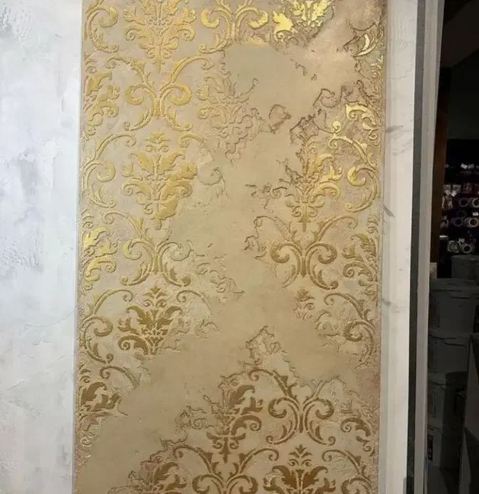 گچبری پتینه کاری نقاشی دیواری میکروسمنت بازسازی|خدمات پیشه و مهارت|کیش, |دیوار