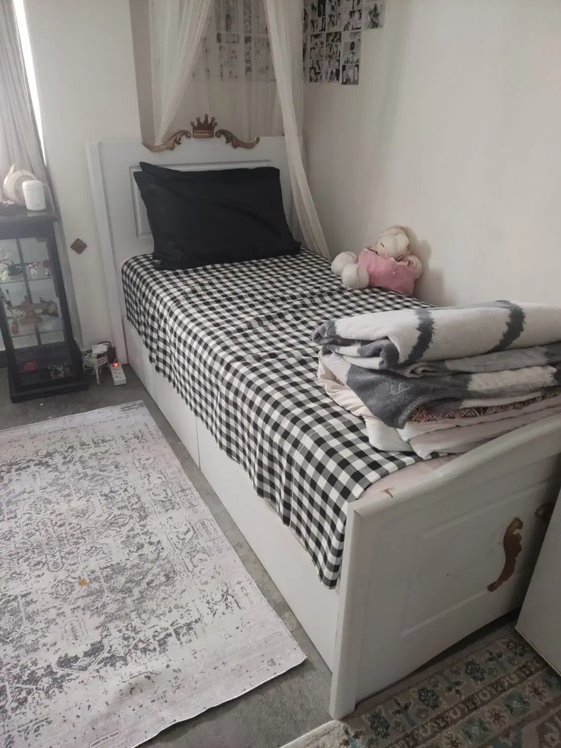 سرویس خواب دخترانه برند ژیک|تخت و سرویس خواب|رشت, جهاد|دیوار