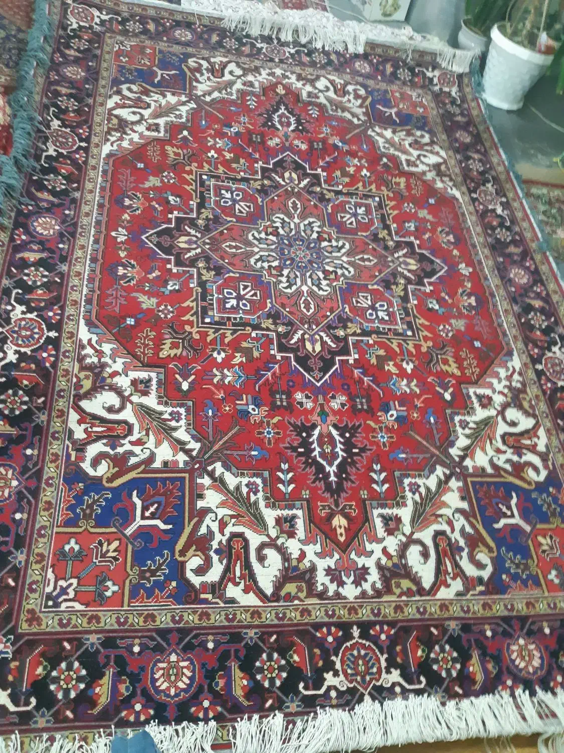 فرش ۹متری دستباف هریس اسماعیل بیگ|فرش|خواجه, |دیوار