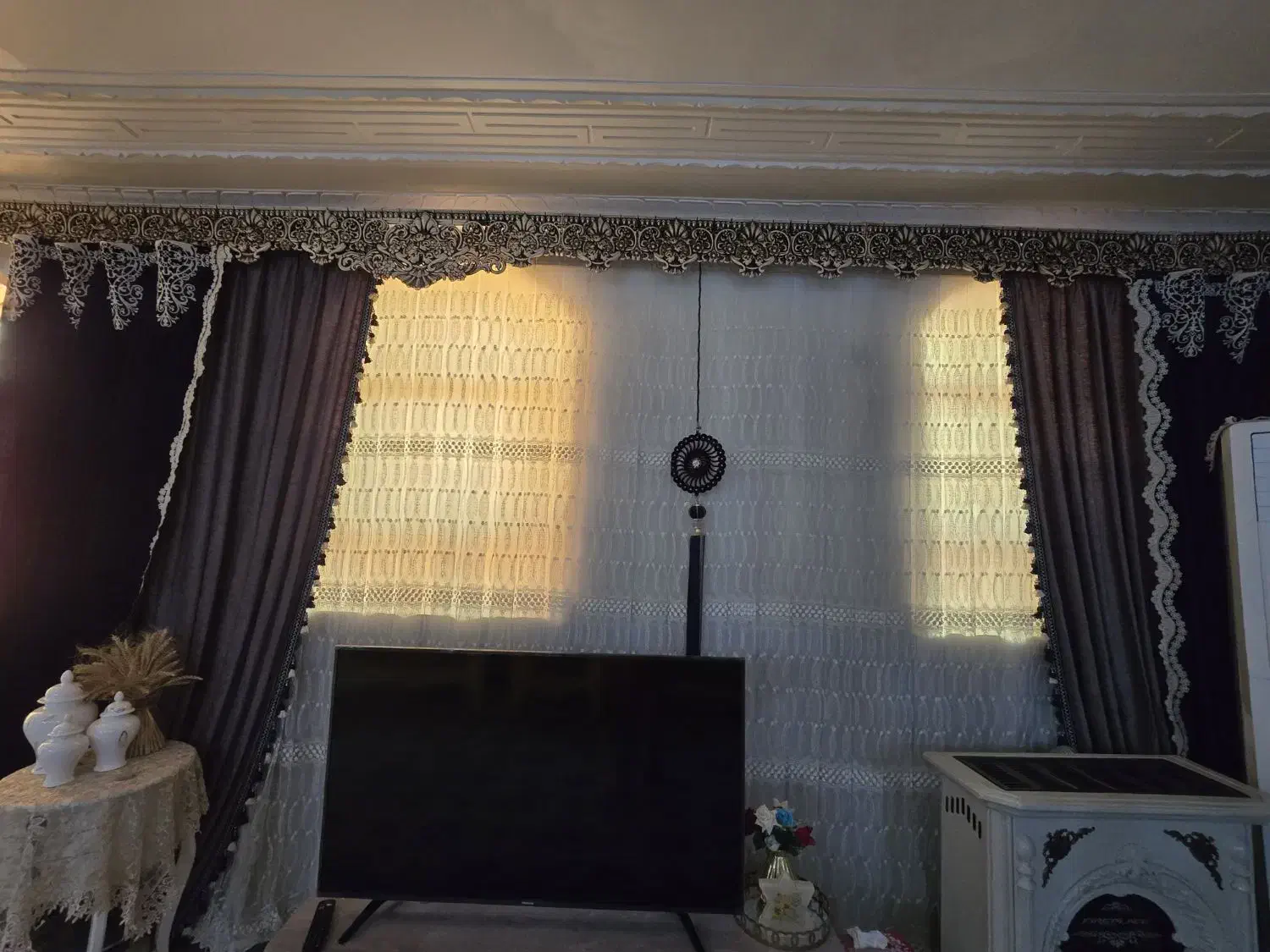 پرده شیک وتمیز|پرده، رانر، رومیزی|برازجان, |دیوار