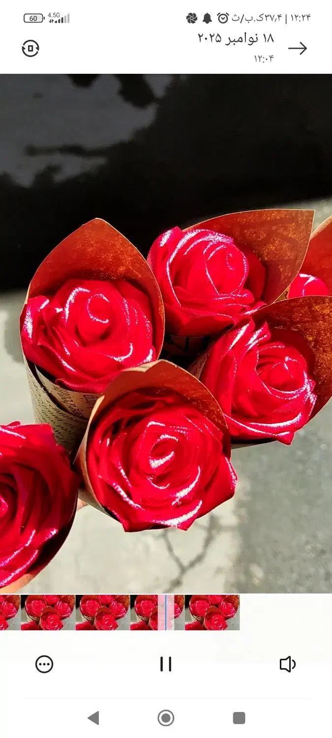 فروش و سفارش گل رز روبانی و حریر در رنگ های مختلف|گل مصنوعی|فردیس, سرحد آباد|دیوار