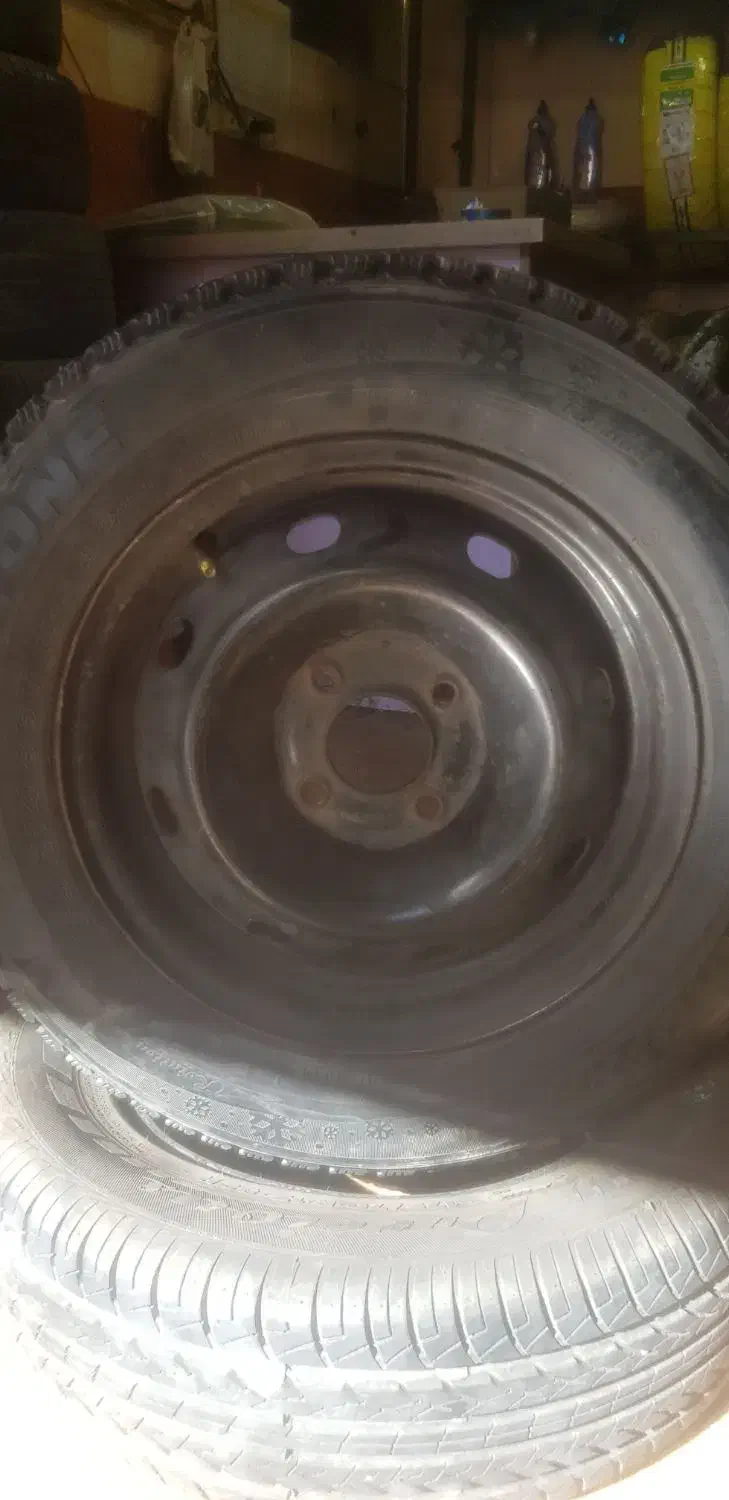 ۲ حلقه لاستیک یخ شکن رودستون کره سایز ۱۸۵.۶۵.۱۴|قطعات یدکی و لوازم جانبی|تبریز, |دیوار