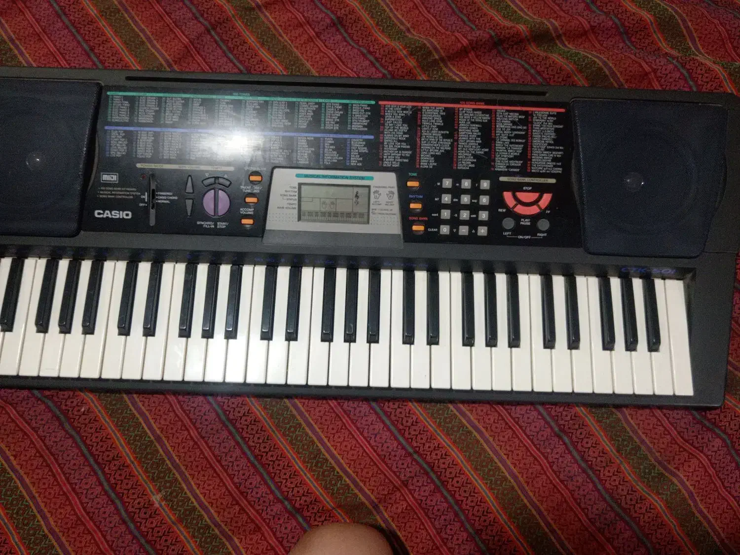 ارگ کاسیو 501|پیانو، کیبورد، آکاردئون|سبزوار, شرق کال شمالی|دیوار