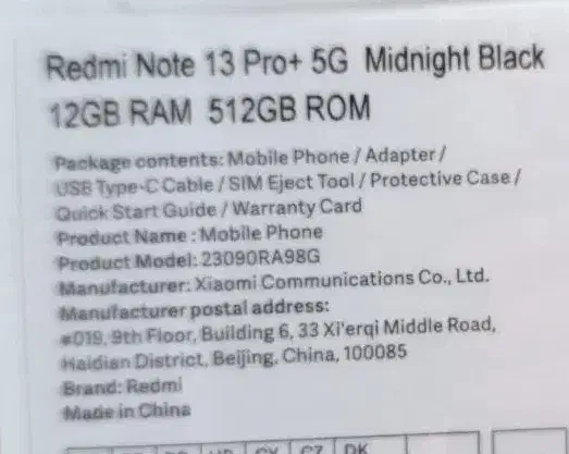 ردمی نوت 13پروپلاس 5g|موبایل|بندرعباس, |دیوار